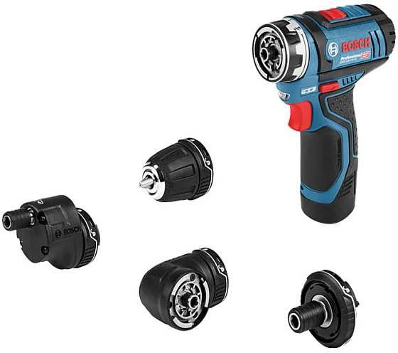 Bosch Akumuliatorinis gręžtuvas-suktuvas GSR 12V-15 FC, GFA 12-B