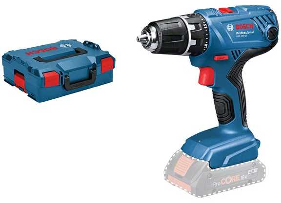 Bosch Akumuliatorinis gręžtuvas-suktuvas GSR 18V-21, 2x2.0Ah, GAL 18V-40