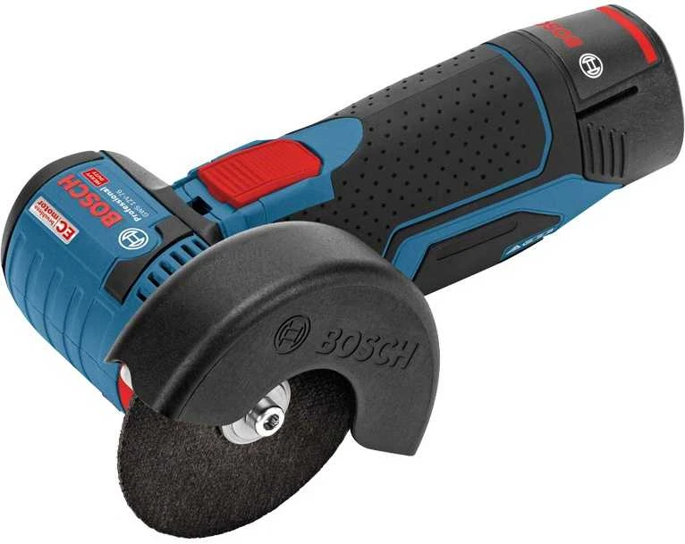 Bosch Akumuliatorinis kampinis šlifuoklis GWS 12V-76 V-EC, 2x3.0Ah