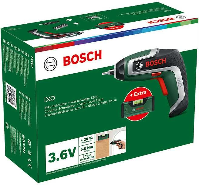 Bosch IXO 7 + 32tlg. Kartono antgalių rinkinys