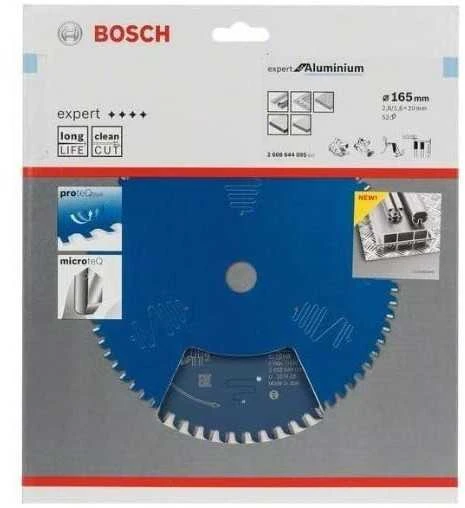 Pjovimo diskas Bosch Expert for Aliuminio 2608644095; 165x20 mm; Z52