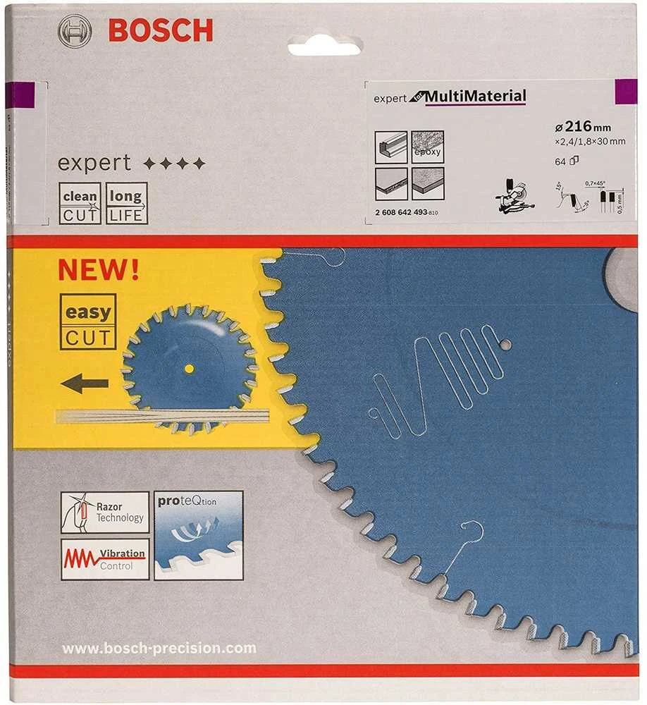 Pjovimo diskas Bosch Expert for Multi Material 2608642493; 216x30 mm; Z64