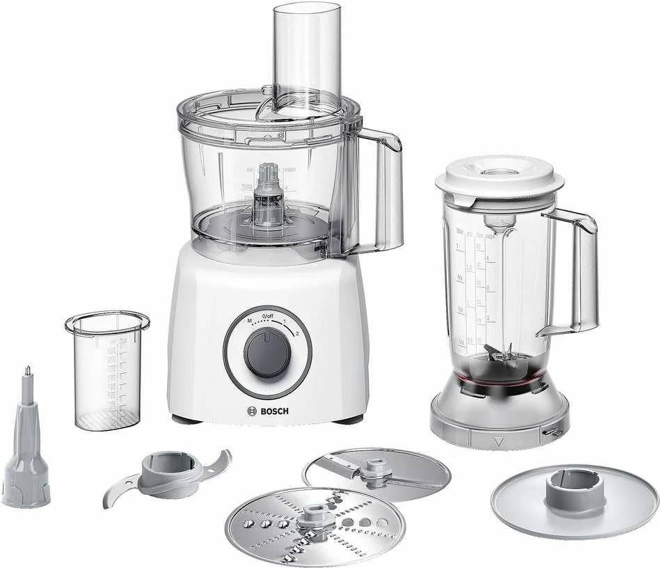 Virtuvinis kombainas Bosch MCM3200W Virtuvės kombainas, MultiTalent 3, 800 W, Baltas, Baltas
