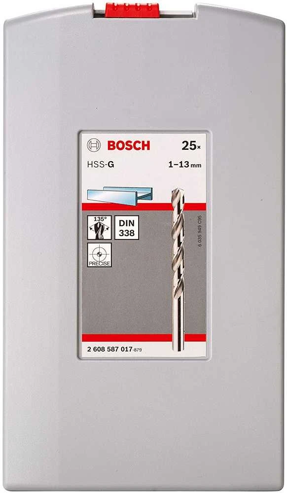 25 DALIŲ HSS-G „PROBOX“ Metalo grąžtų rinkinys, DIN 338, 135° 1–13 MM