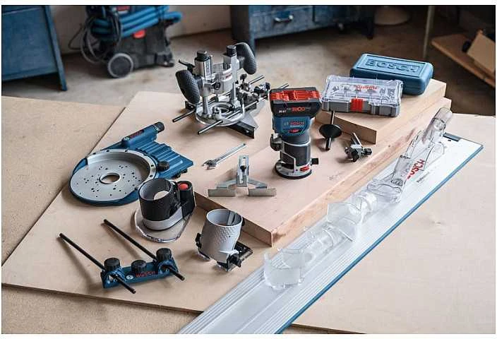 Bosch GKF 18V-8 Solo (8mm collet), Carton