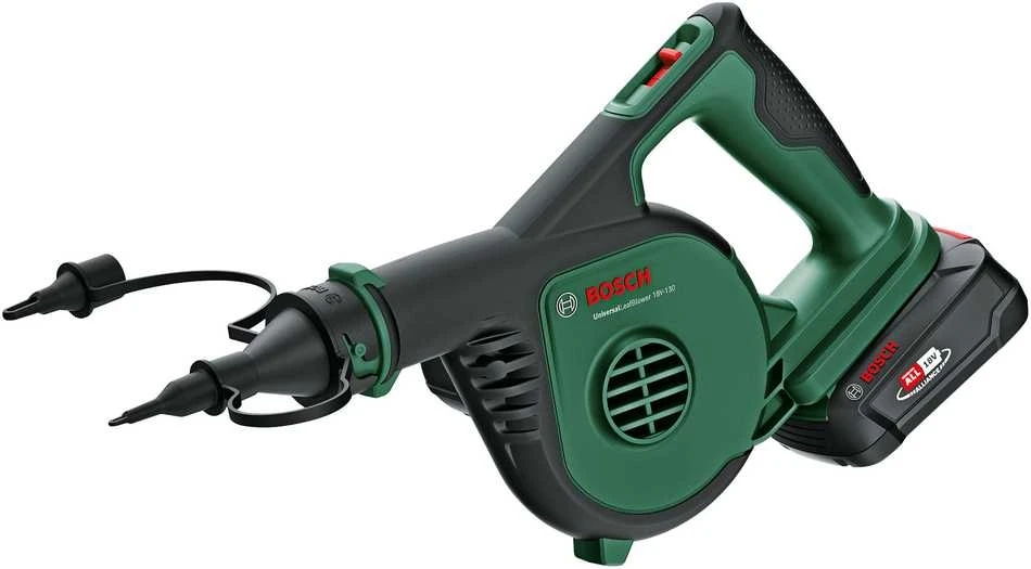 Bosch lapų pūstuvas UniversalLeafBlower 18V-130 be akumuliatoriaus ir kroviklio