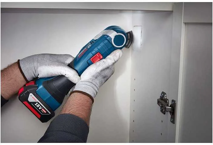 Bosch multifunkcinis įrankis GOP 18V-34 be akumuliatoriaus ir kroviklio, su priedais, LB lagaminas