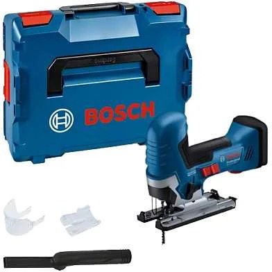 Bosch akumuliatorinis siaurapjūklis su lagaminu