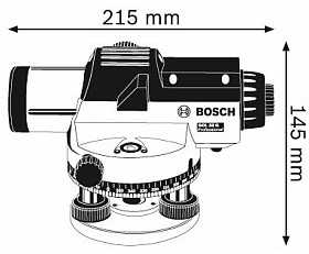 Optinis nivelyras Bosch GOL 32 G Professional