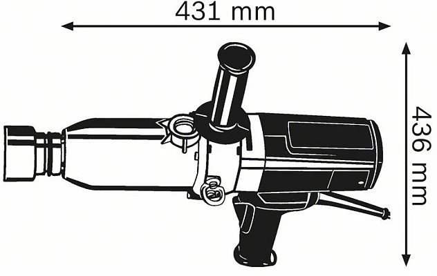 Bosch Smūginis veržliasukis GDS 30