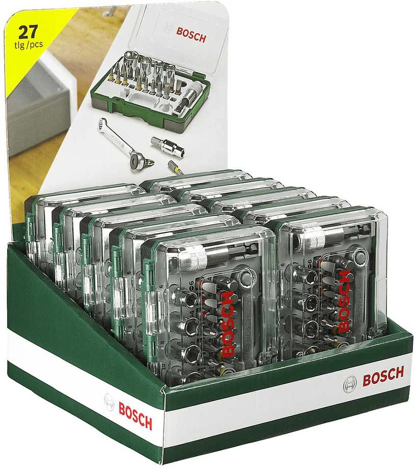 Bosch 27 dalių suktuvo antgalių komplektas