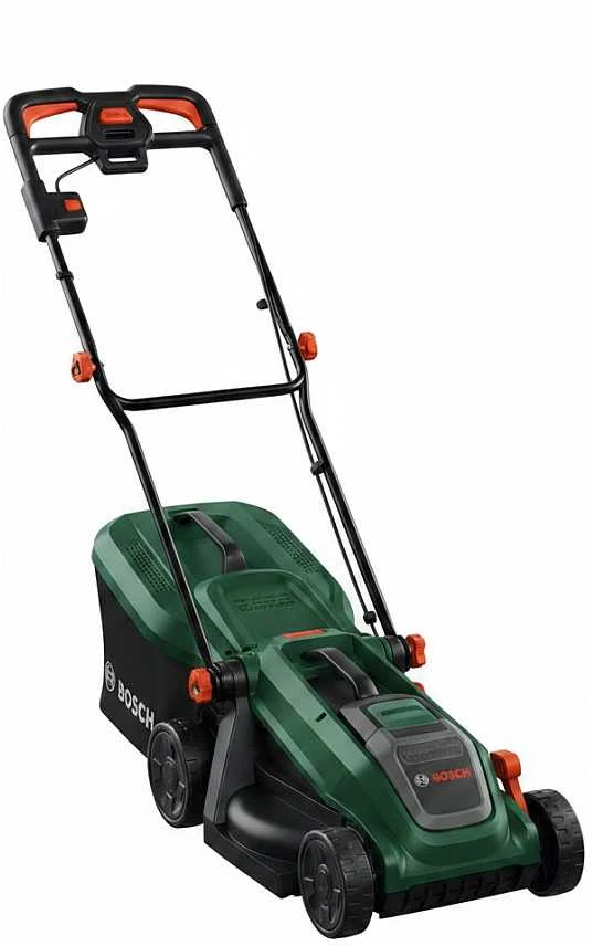 Akumuliatorinė vejapjovė Bosch Rotak 18V-32; 18 V; 32 cm (be akumuliatoriaus ir pakrovėjo)