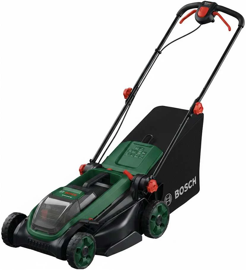 Akumuliatorinė vejapjovė Bosch Rotak 18V2-38; 2x18 V; 38 cm (be akumuliatoriaus ir pakrovėjo)