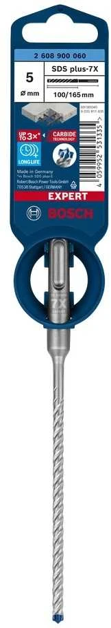 Bosch SDS-plus-7X grąžtas 5x100x165mm, 1 vnt.