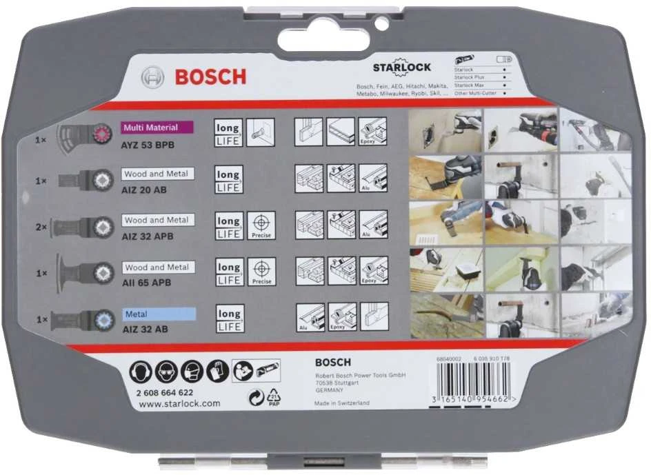 Priedų rinkinys Bosch 2608664622; 6 vnt.