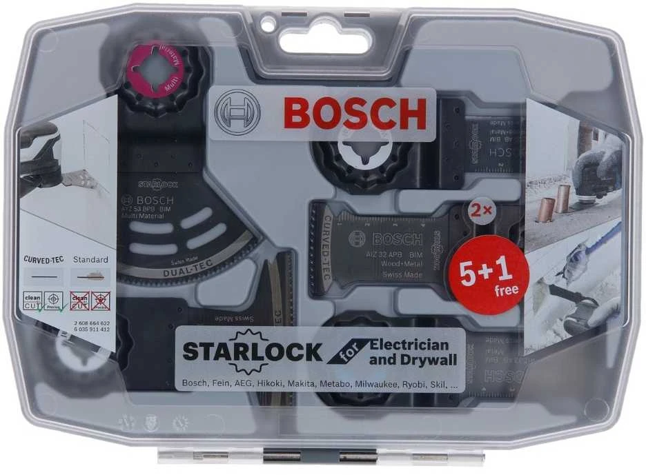 Priedų rinkinys Bosch 2608664622; 6 vnt.