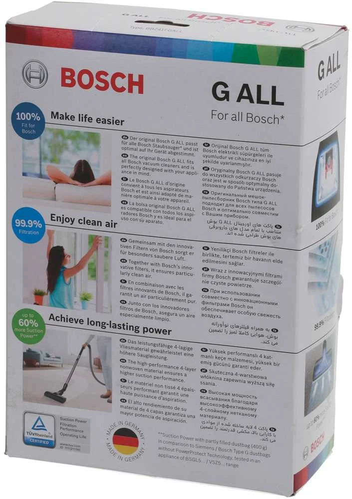 Bosch BBZ41FGALL PowerProtect dulkių maišeliai