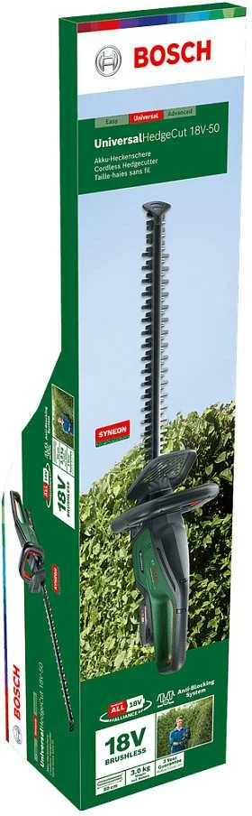 Bosch gyvatvorių žirklės UniversalHedgeCut 18-50, 18V, 1x2,5Ah