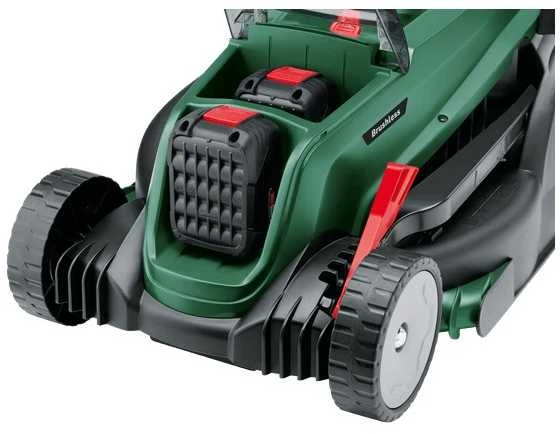 Bosch akumuliatorinė vejapjovė  UniversalRotak 2x18V-37-550, 2x4.0Ah, pilnas komplektas