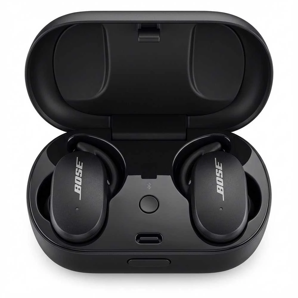Belaidžiai ausinukai Bose QuietComfort, Juodi