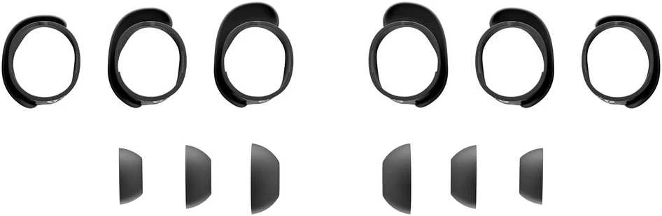 Belaidžiai ausinukai Bose QuietComfort, Juodi