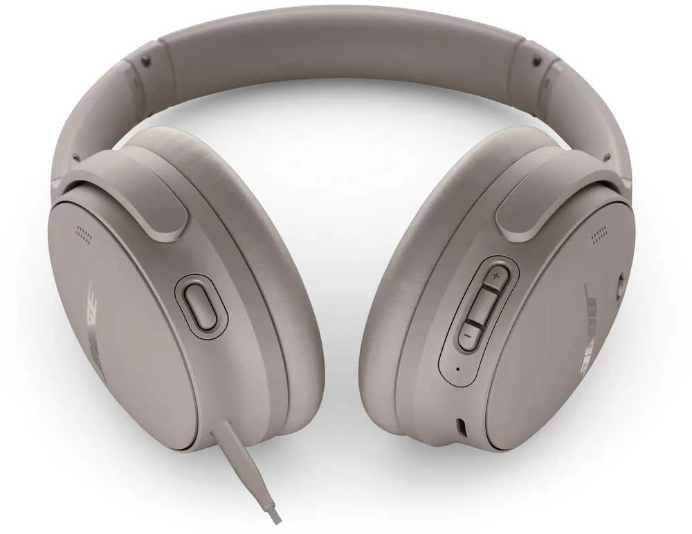 Belaidės ausinės Bose QuietComfort, Smėlio spalvos
