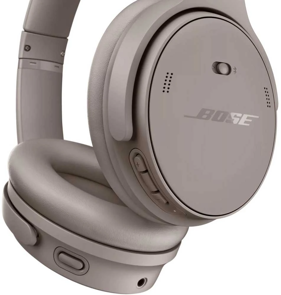 Belaidės ausinės Bose QuietComfort, Smėlio spalvos