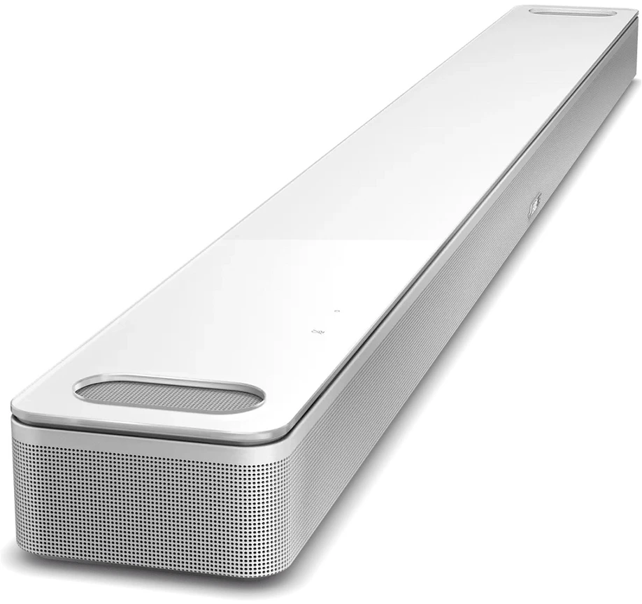 Namų kino sistema Bose Smart Ultra Soundbar, baltos spalvos