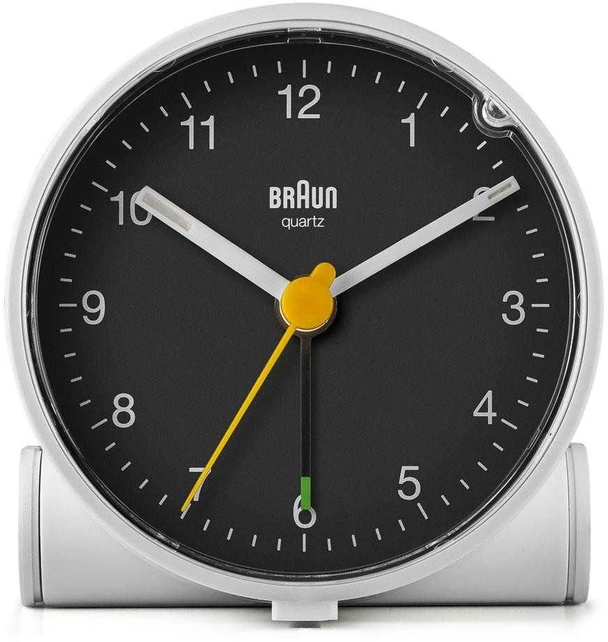 Braun BC 01 WB kvarcinis žadintuvas baltas