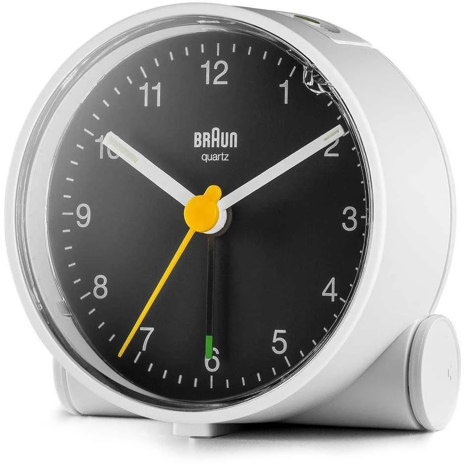 Braun BC 01 WB kvarcinis žadintuvas baltas