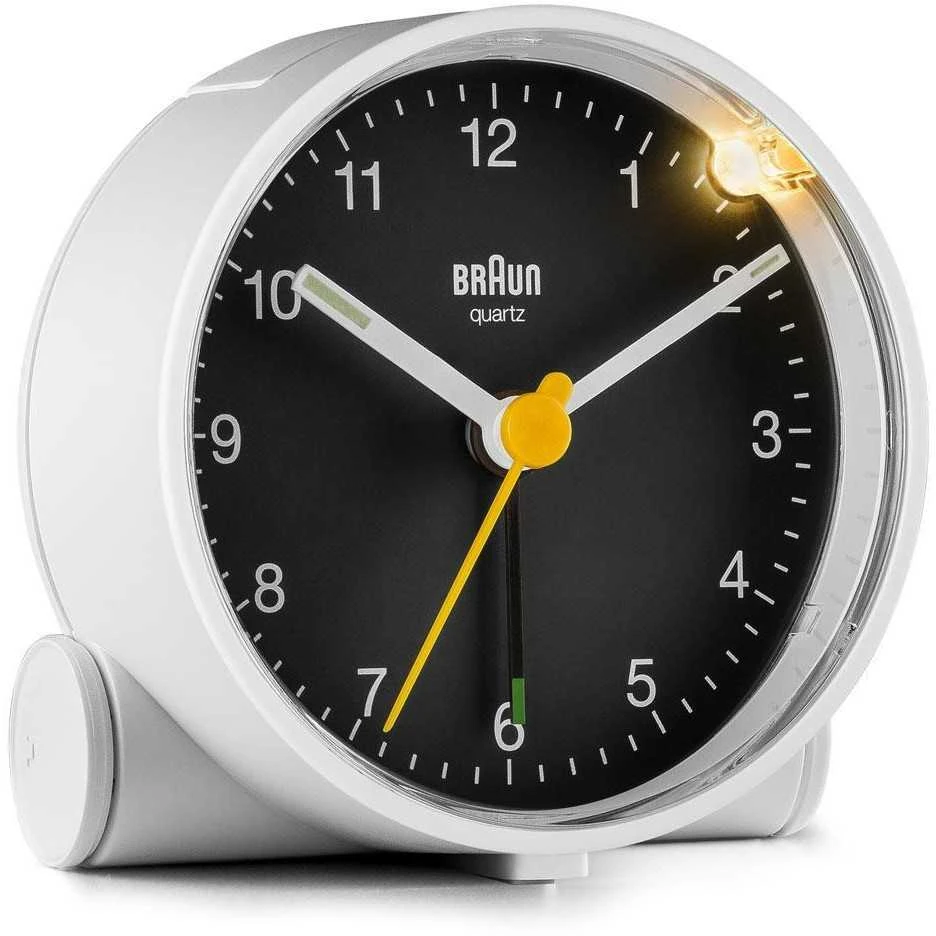 Braun BC 01 WB kvarcinis žadintuvas baltas