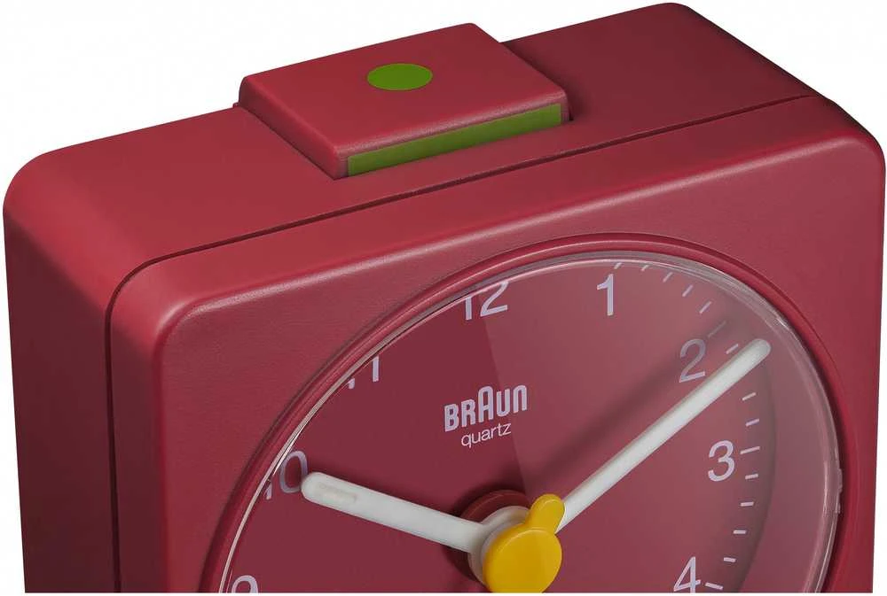 Braun BC 02 R kvarcinis žadintuvas raudonas