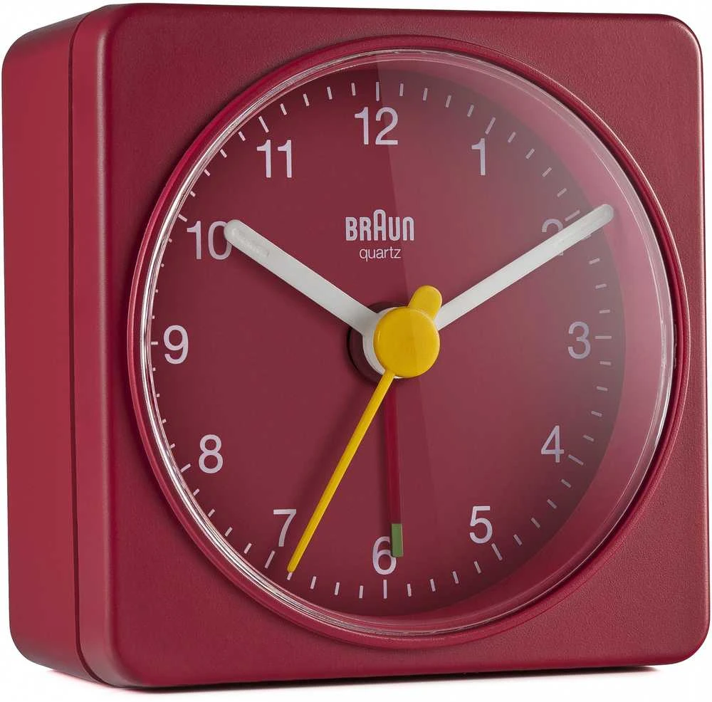 Braun BC 02 R kvarcinis žadintuvas raudonas