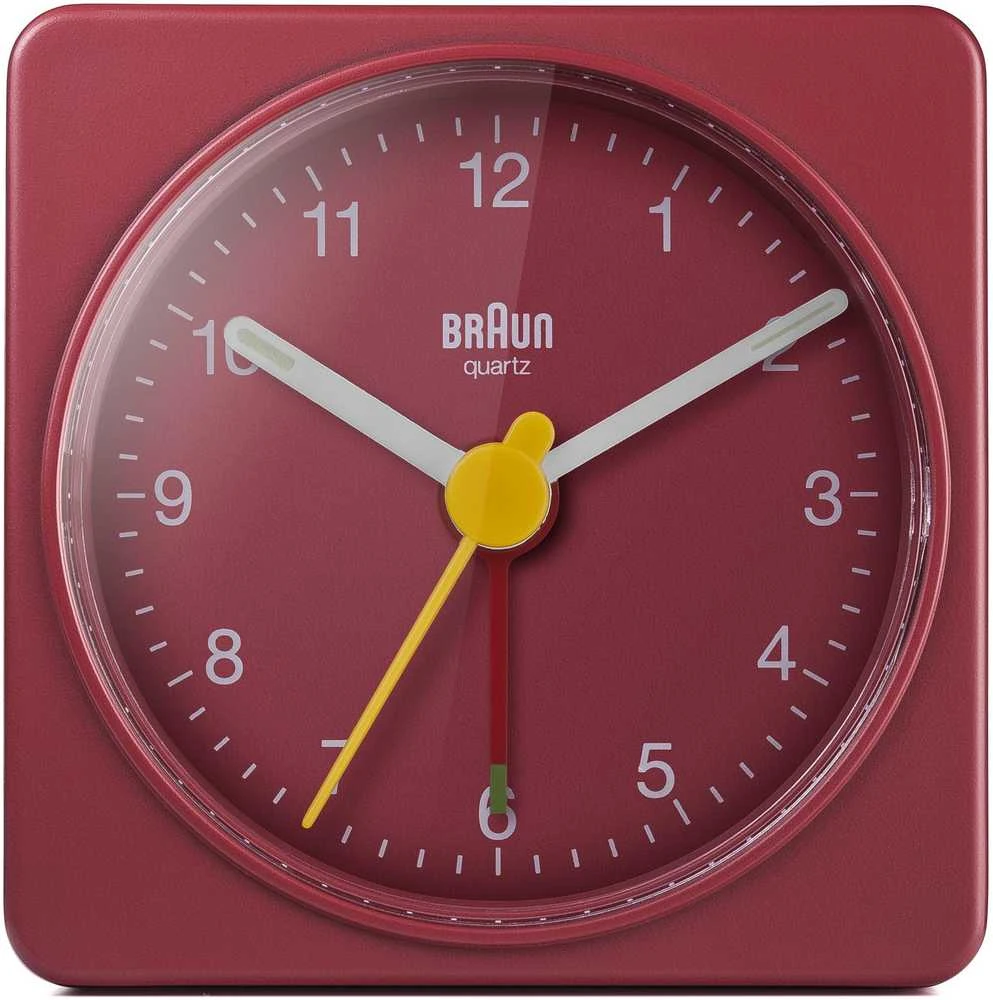 Braun BC 02 R kvarcinis žadintuvas raudonas