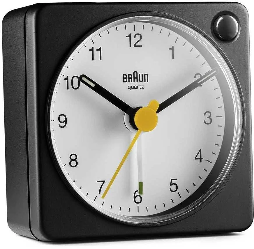 Braun BC 02 XBW kvarcinė signalizacija juoda/balta su šviesos jungikliu