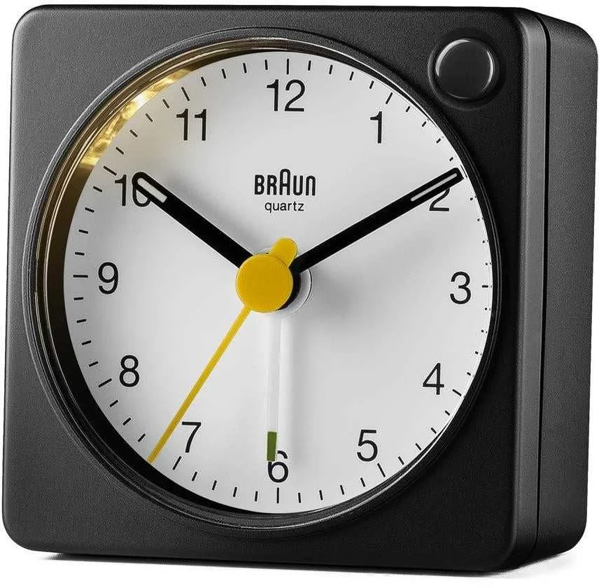 Braun BC 02 XBW kvarcinė signalizacija juoda/balta su šviesos jungikliu