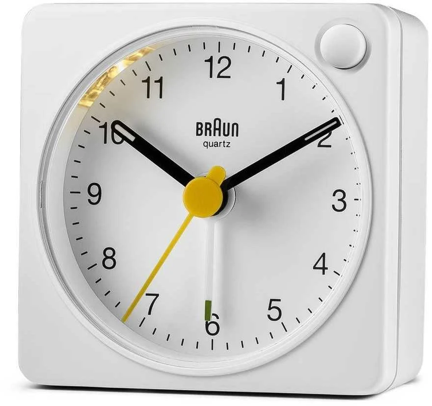 Braun BC 02 XW kvarcinis signalas baltas su šviesos jungikliu