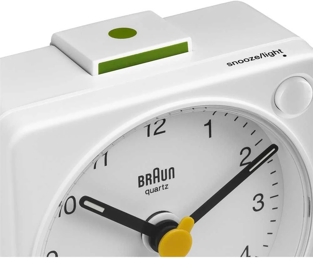 Braun BC 02 XW kvarcinis signalas baltas su šviesos jungikliu