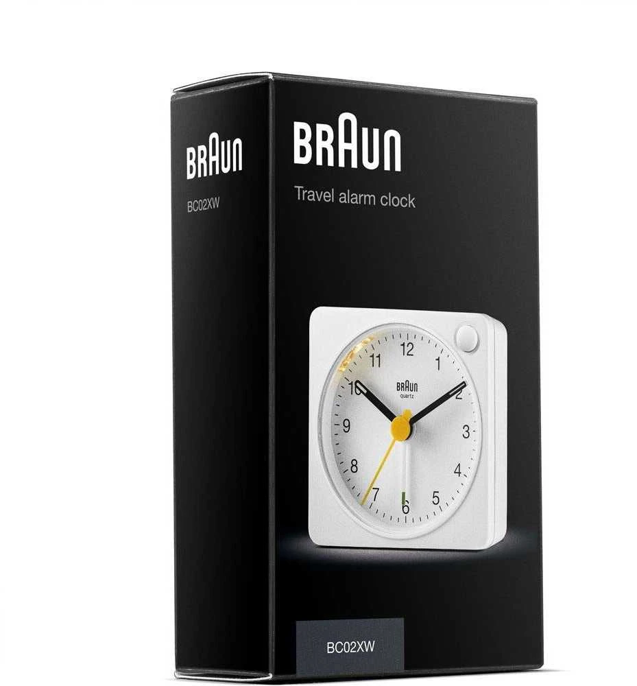 Braun BC 02 XW kvarcinis signalas baltas su šviesos jungikliu