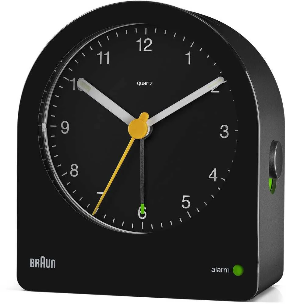 BRAUN BC22 BK kvarcinis žadintuvas juodas