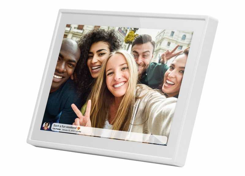 Nuotraukų rėmelis skaitmeninis rėmelis Braun Phototechnik Braun DigiFrame 1019 WiFi 25.7cm (10.1) balta