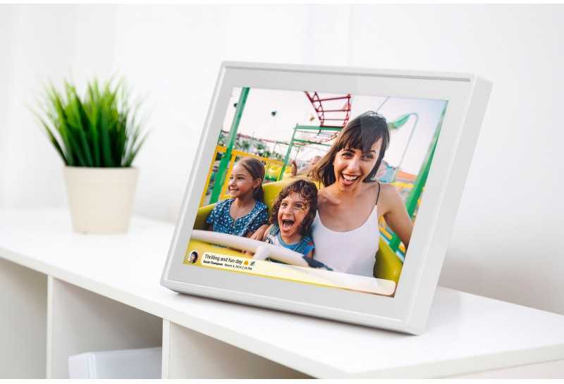 Nuotraukų rėmelis skaitmeninis rėmelis Braun Phototechnik Braun DigiFrame 1019 WiFi 25.7cm (10.1) balta