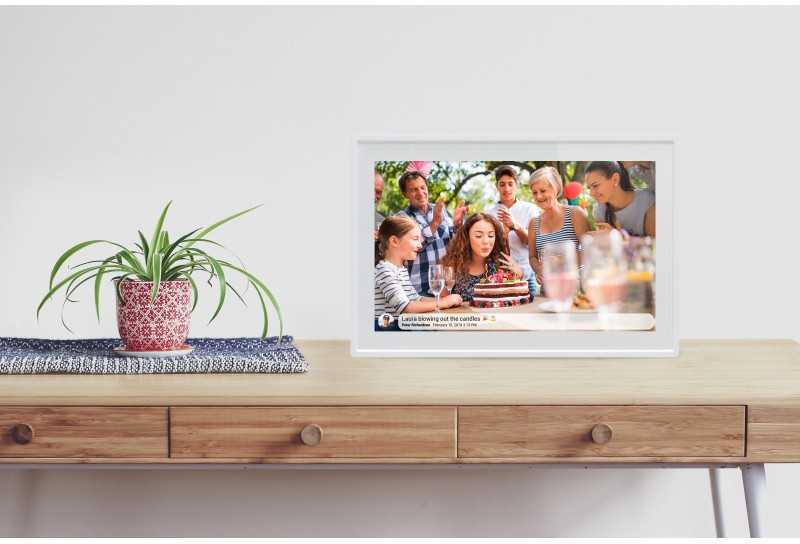 Nuotraukų rėmelis skaitmeninis rėmelis Braun Phototechnik Braun DigiFrame 1019 WiFi 25.7cm (10.1) balta