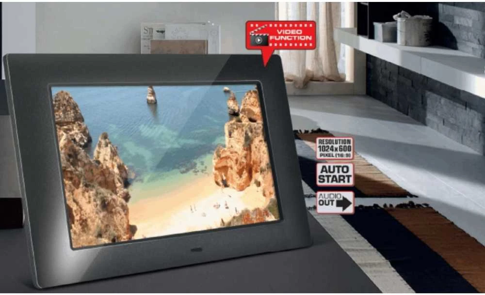 Nuotraukų rėmelis Braun Phototechnik Braun DigiFrame 720 juodas 17,8 cm (7)