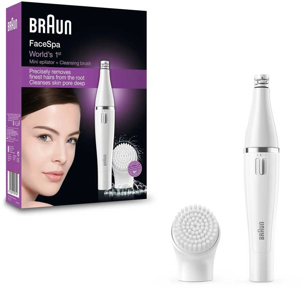 Braun Face 810 Balta 10 pincetai