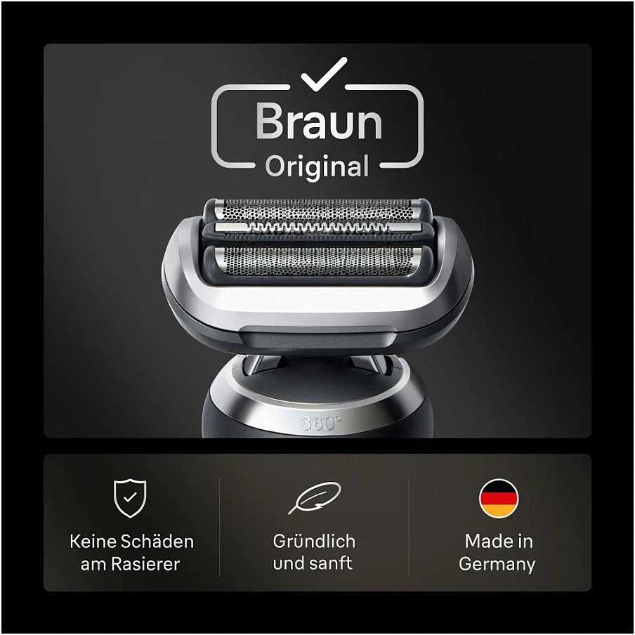 Braun 74S skustuvo galvutės pakaitalas, 7 serija, Sidabrinis