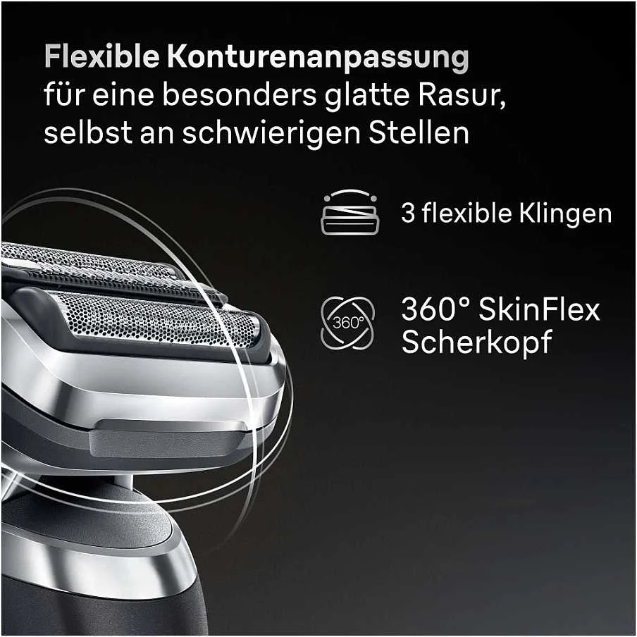 Braun 74S skustuvo galvutės pakaitalas, 7 serija, Sidabrinis