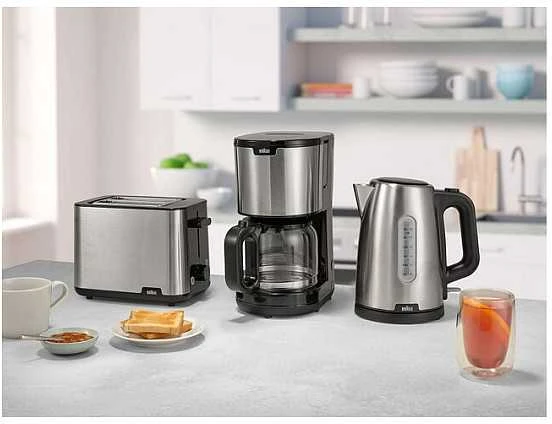 BRAUN pusryčių skrudintuvas HT 1510 BK, 8 skirtingi nustatymai, Juodas