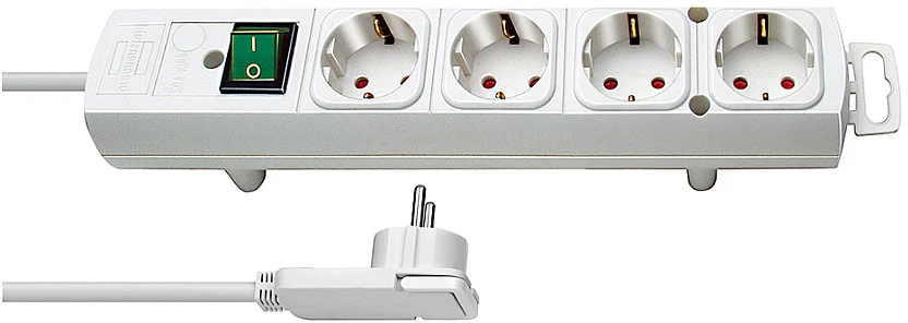 Brennenstuhl Comfort-Line Plus lizdo juostelė, 4 krypčių - balta