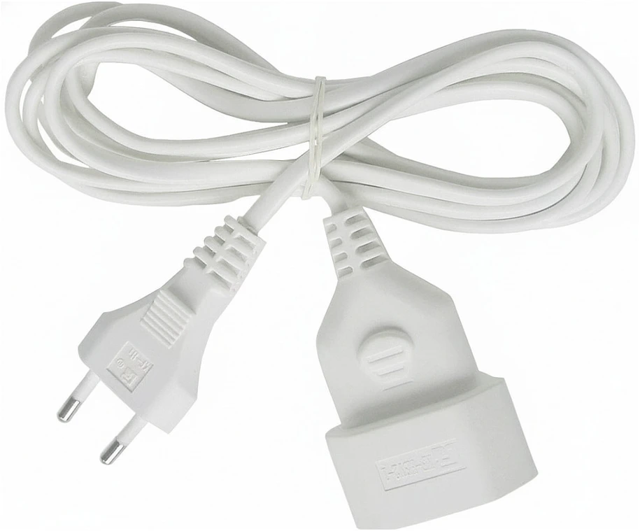 Brennenstuhl ilgiklist, CEE 7/16, IEC 60906-1, max 250V / 2.5A, 3m baltas 1161660 / DEL-118A